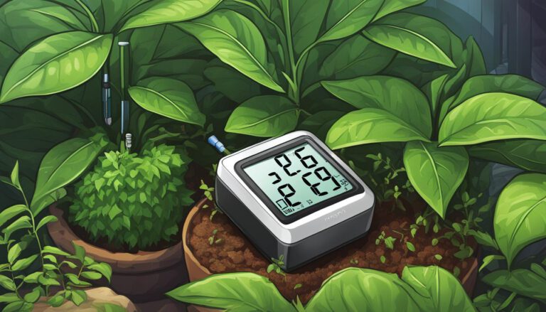 Hygrometer voor wietplant